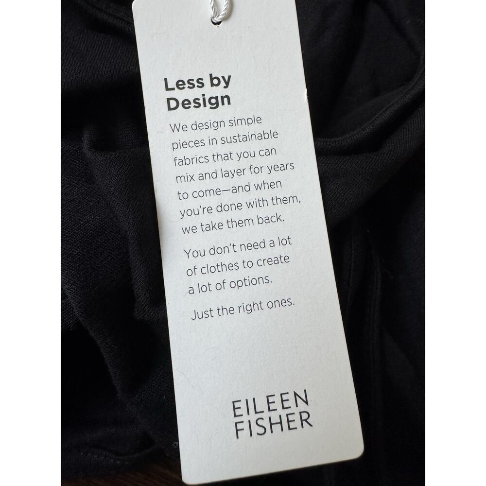Eileen Fisher Jumpsuit Romper Women’s 3X Plus Black Fine Jersey NWT $178 - Picture 9 of 10